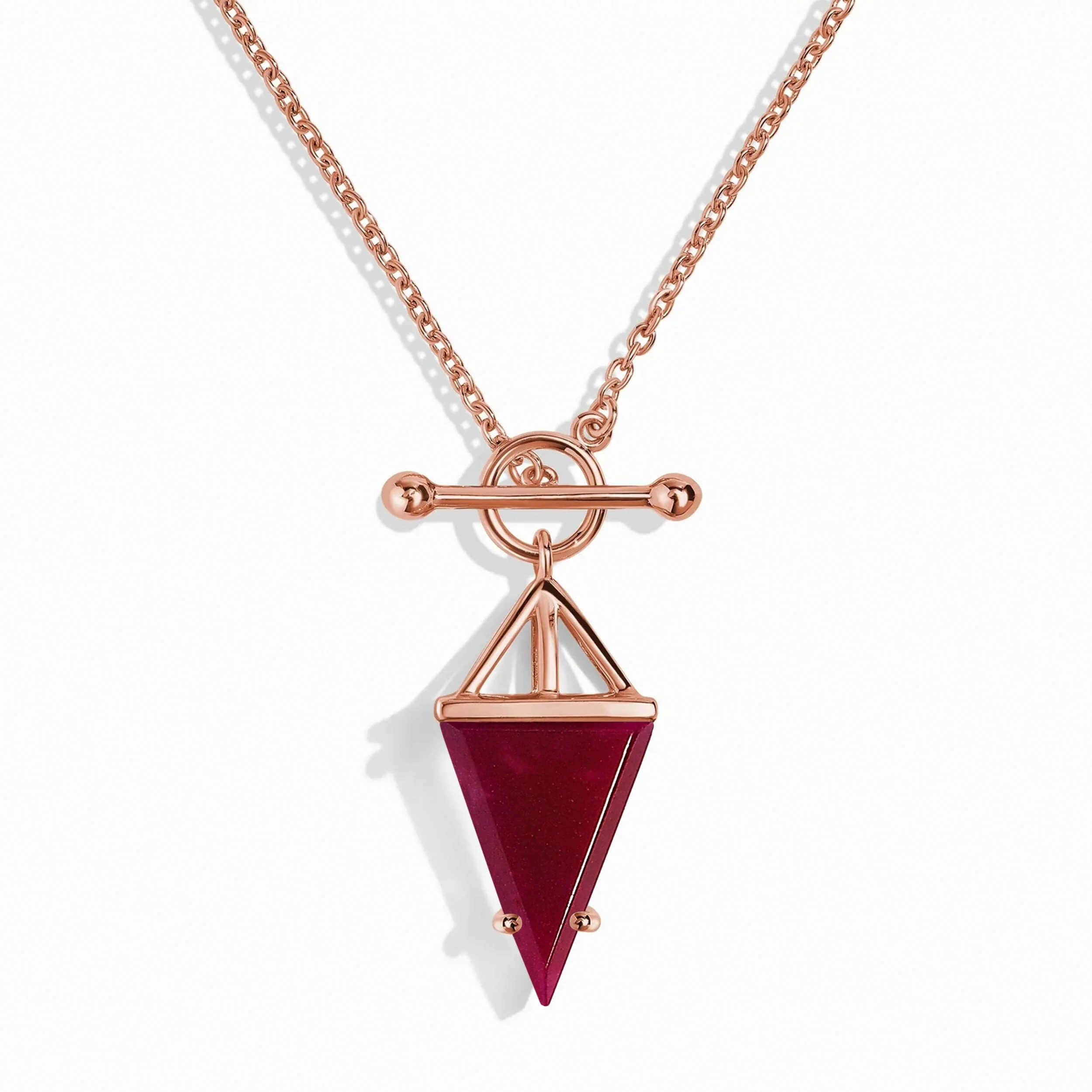 Pink Quartz Necklace - Heroine - Image 3