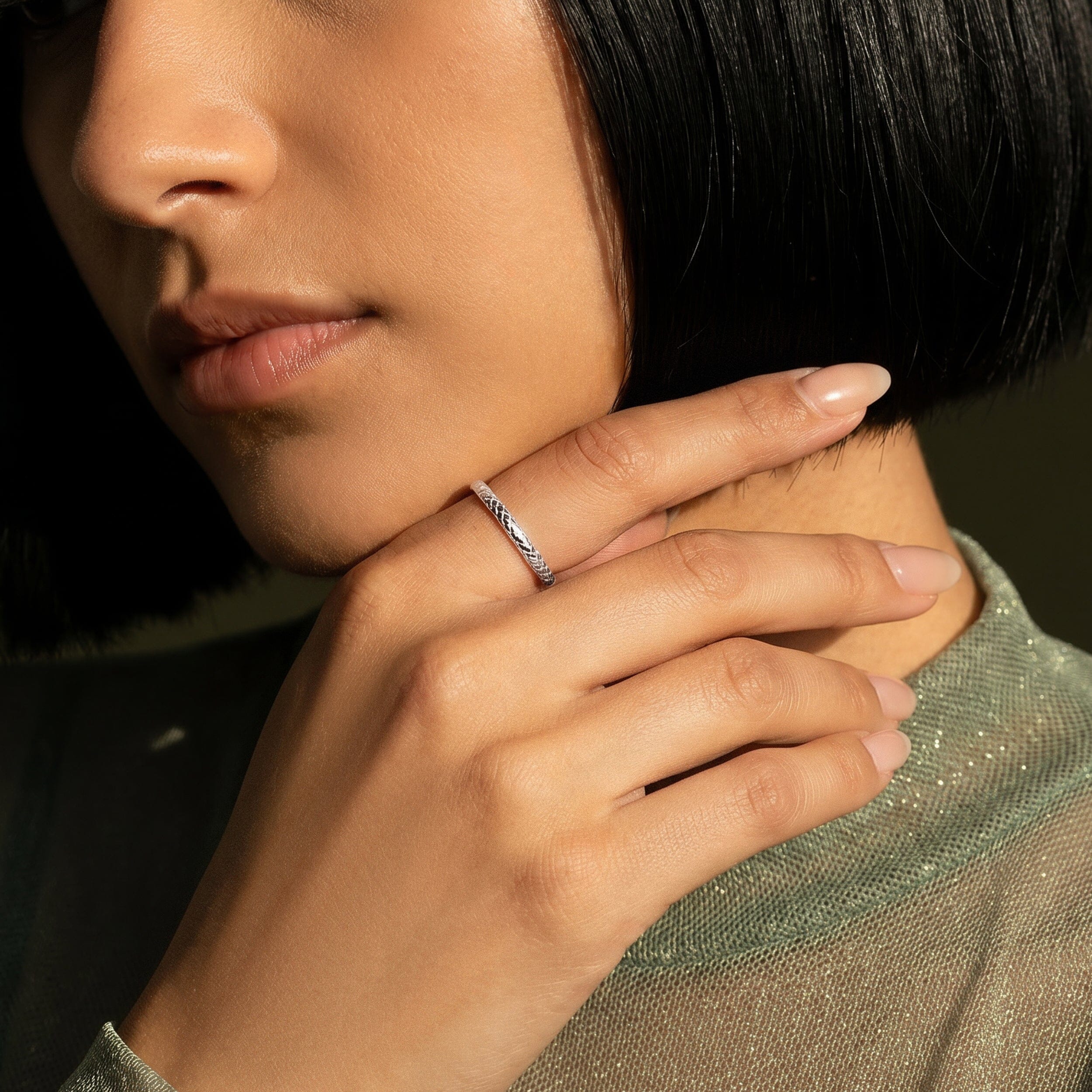 Ring Band - Serpent Stacker - Image 2