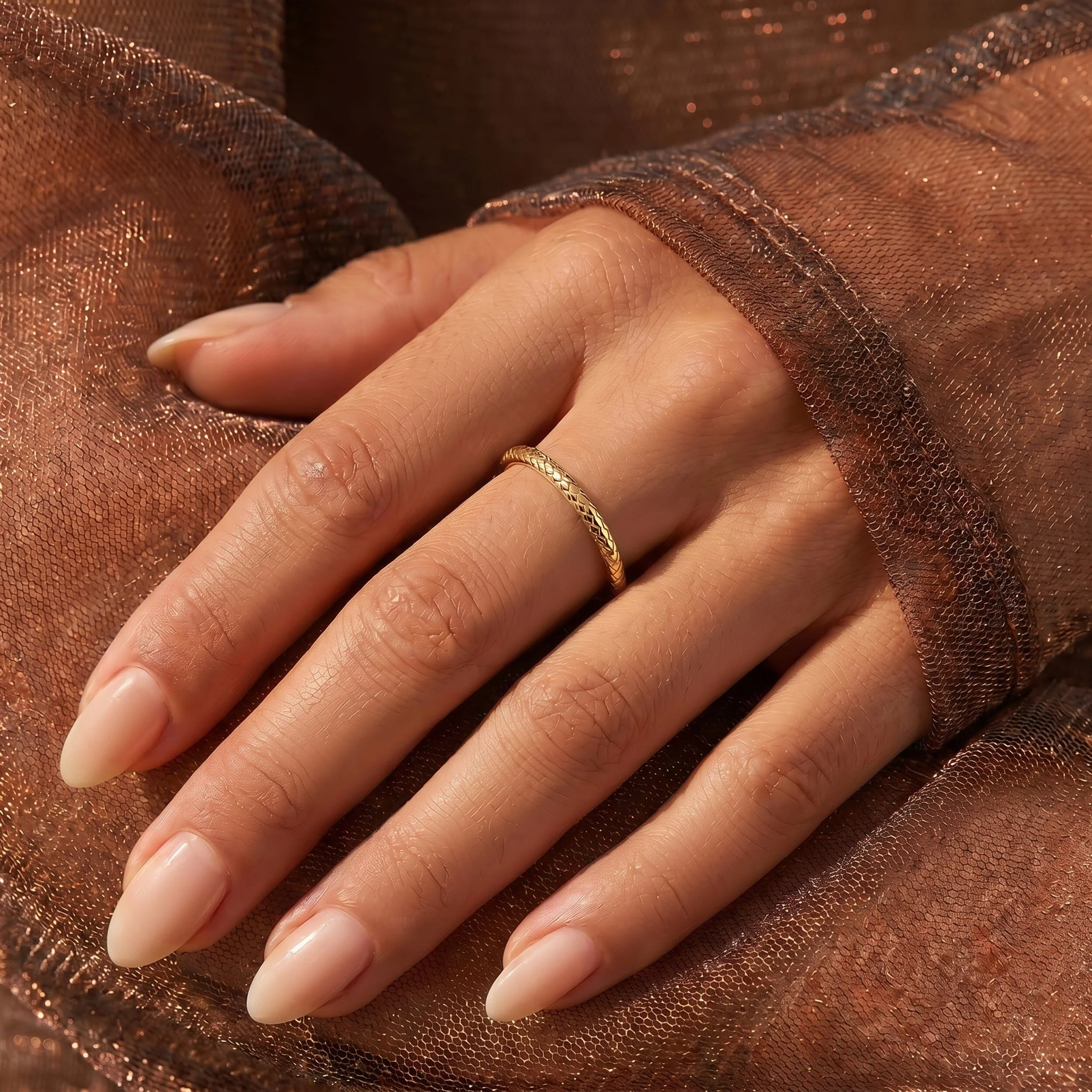 Ring Band - Serpent Stacker - Image 4