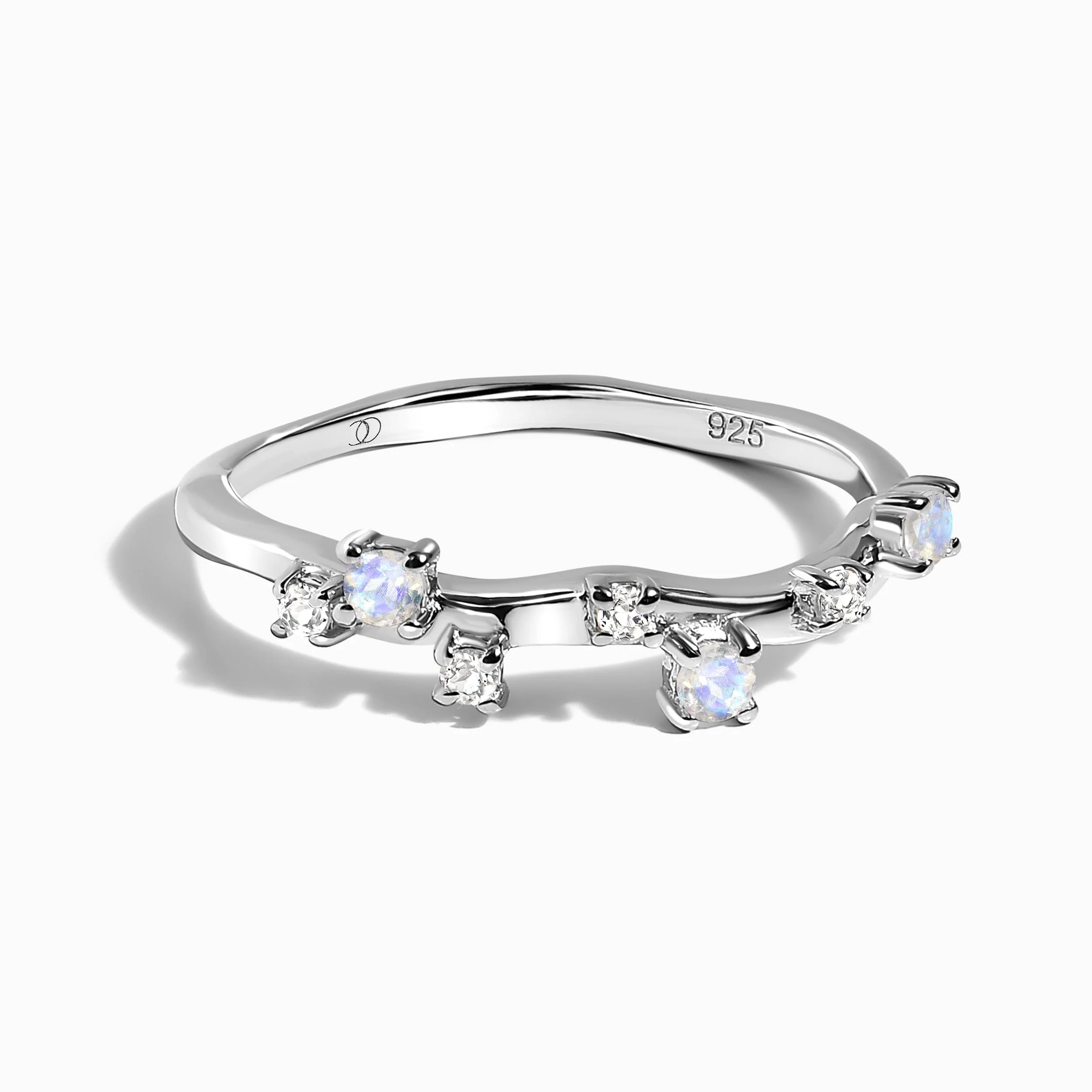 Moonstone Ring - Stardust Band
