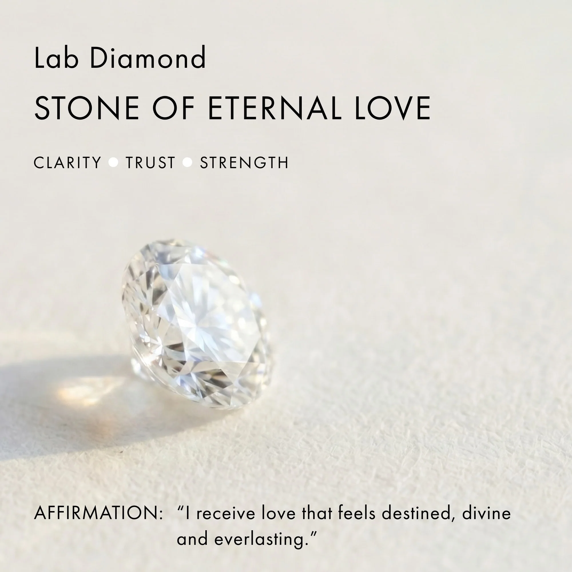 Moonstone Lab Diamond Ring - Flow - Image 14