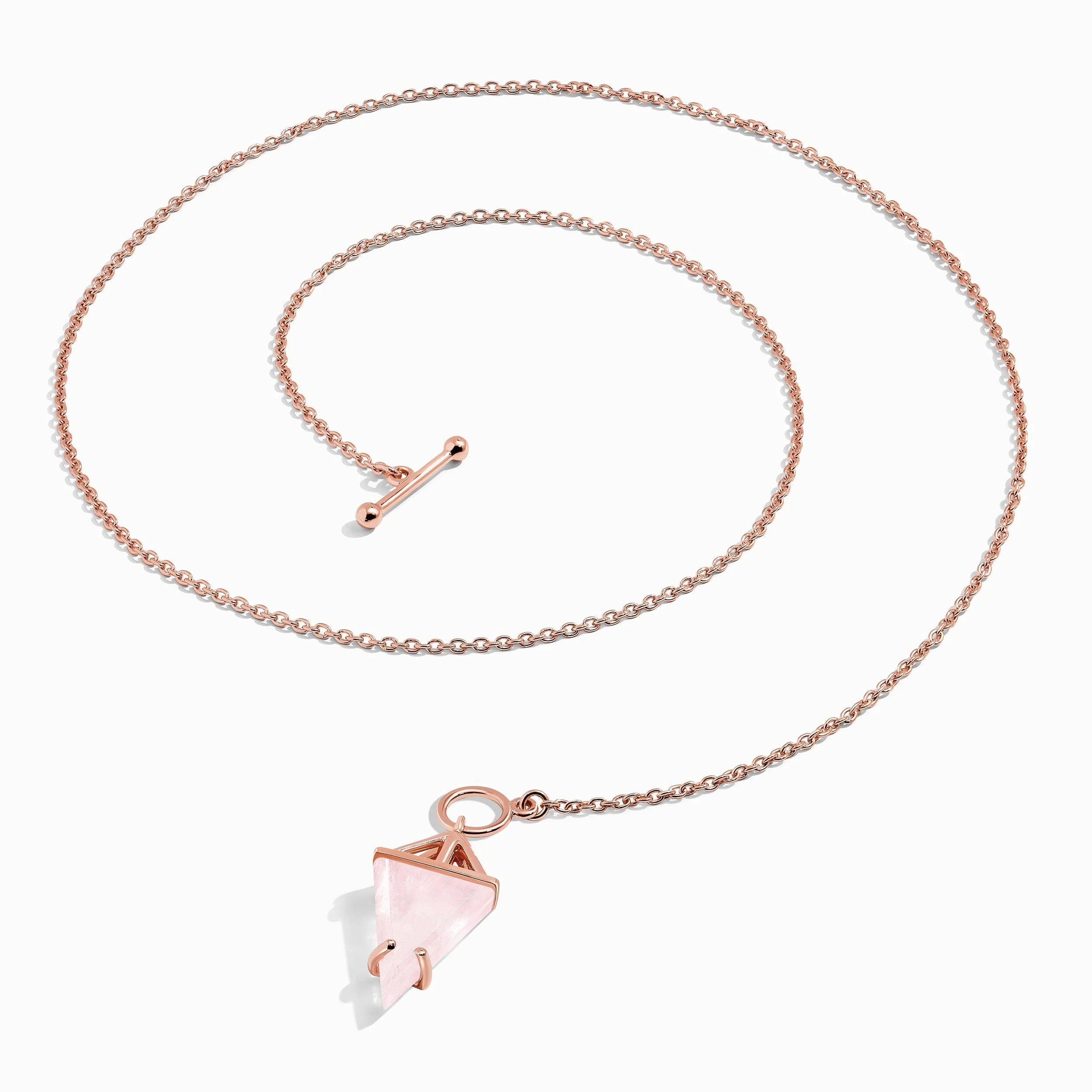 Rose Quartz Necklace - Heroine T-Lock - Image 24