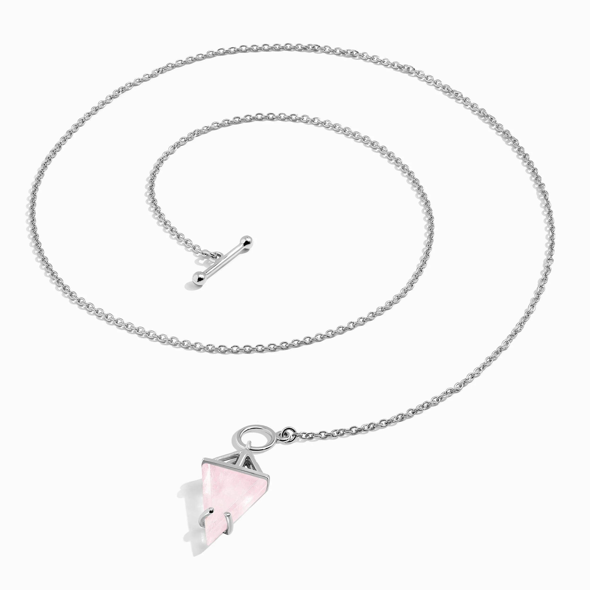 Rose Quartz Necklace - Heroine T-Lock - Image 26