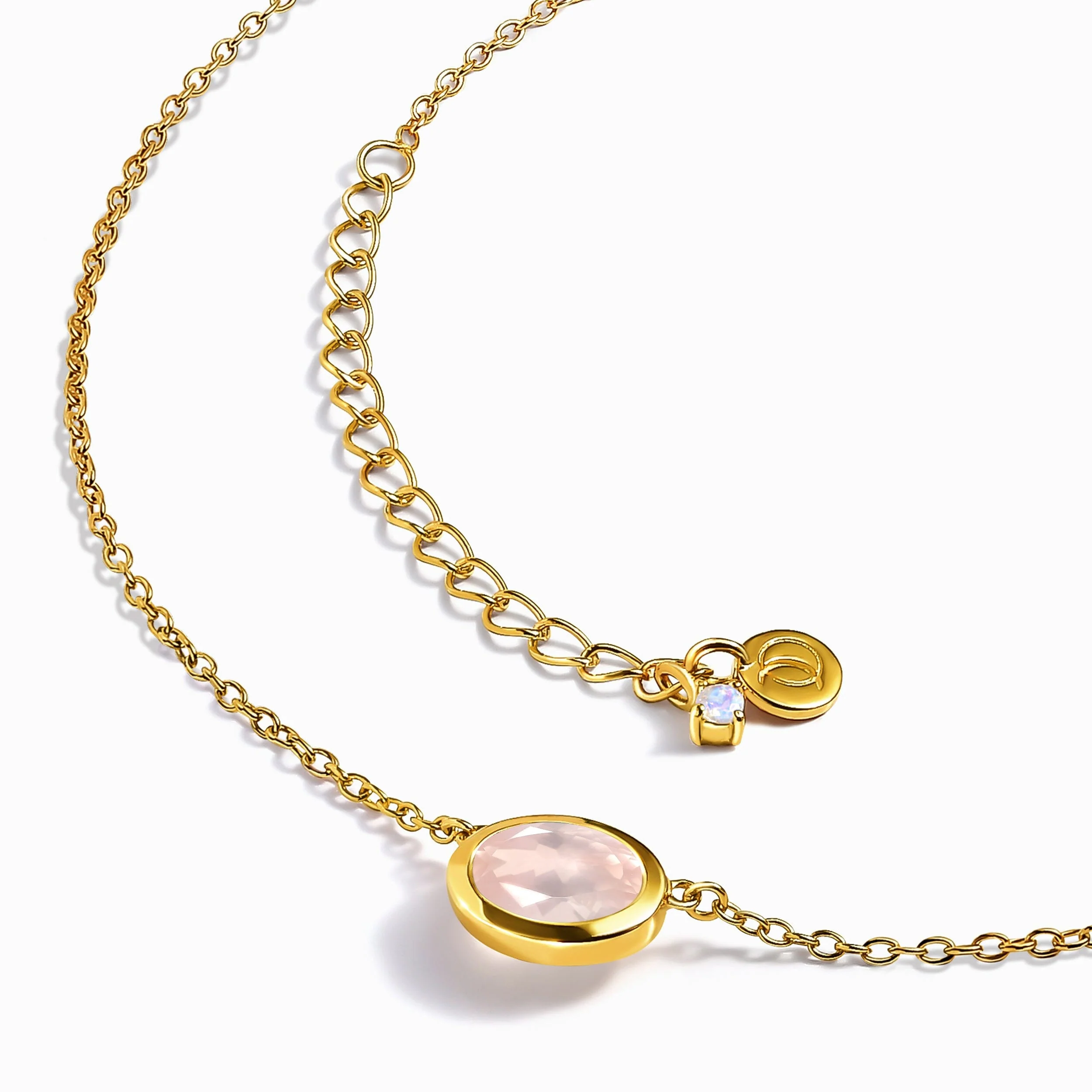 Rose Quartz Necklace - Skin-Touch - Image 19