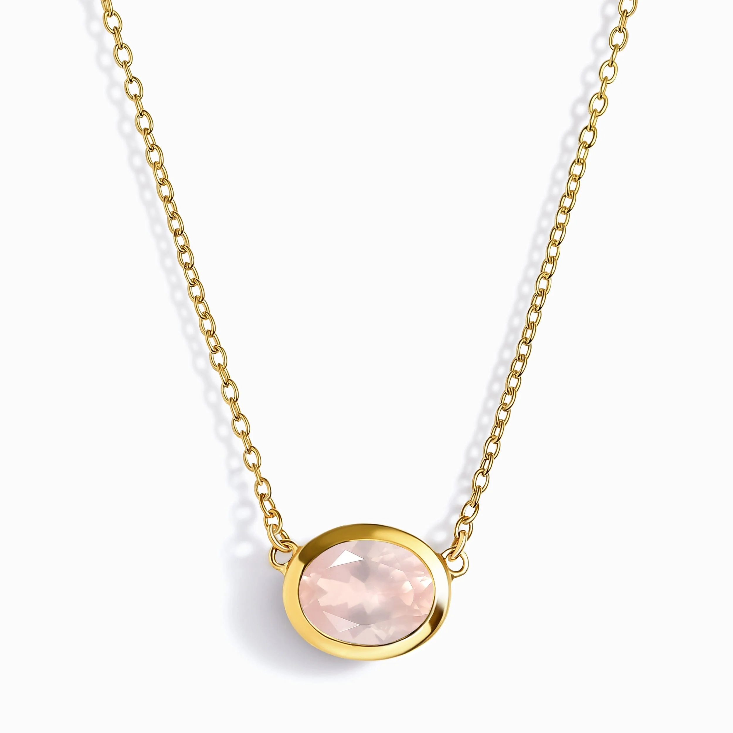 Rose Quartz Necklace - Skin-Touch - Image 7