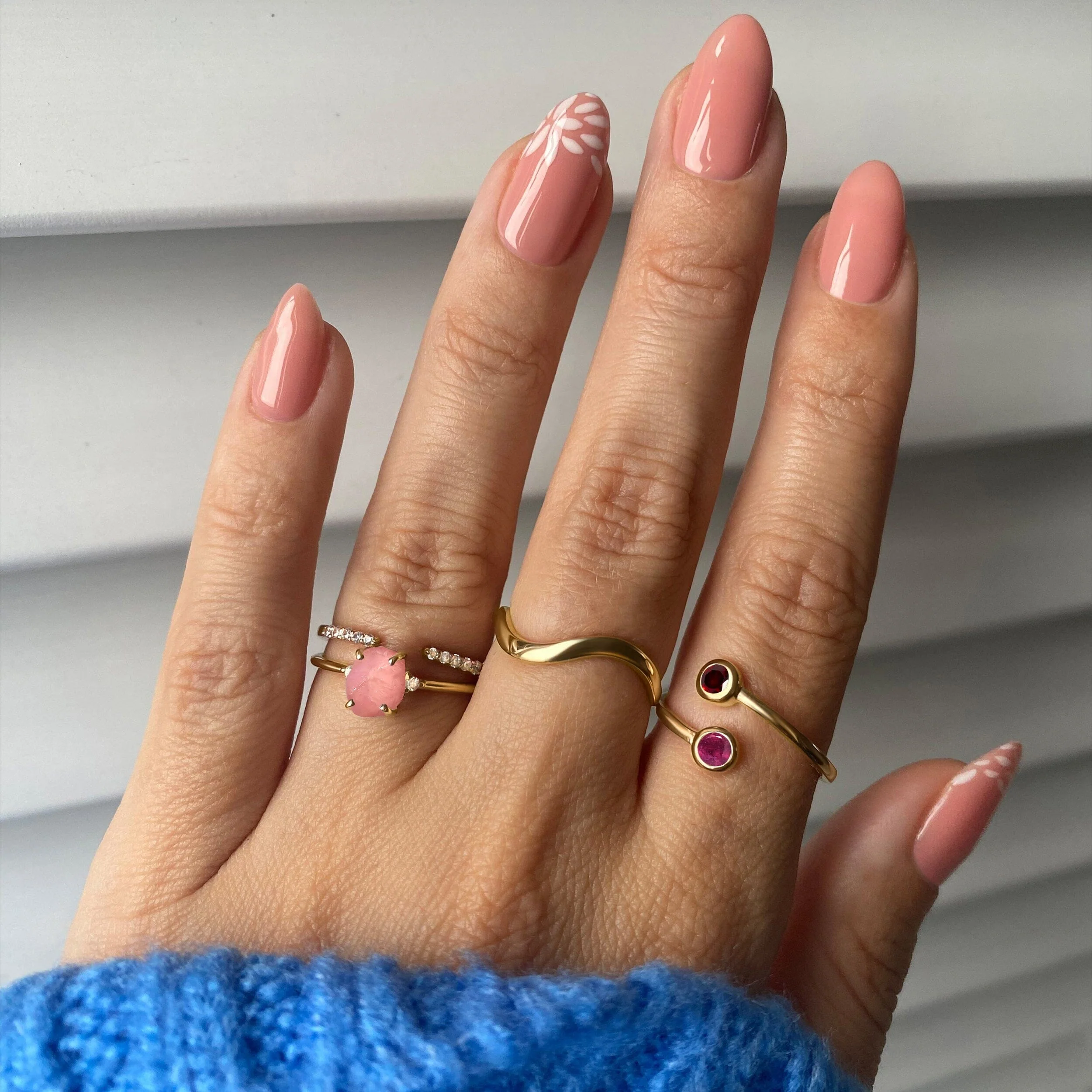 Rose Quartz Ring - Petite Raw Allure - Image 11