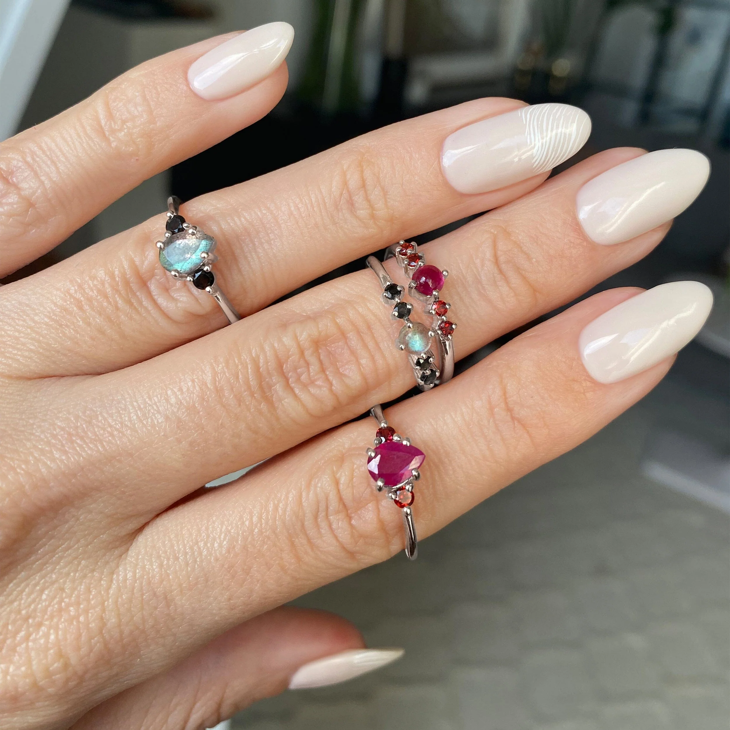 Ruby Garnet Ring - Lania - Image 11
