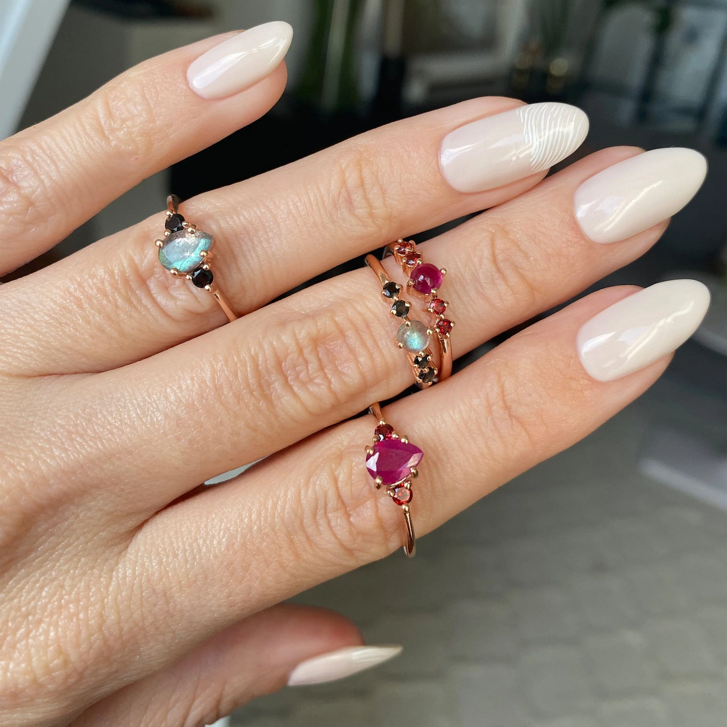 Ruby Garnet Ring - Lania - Image 14