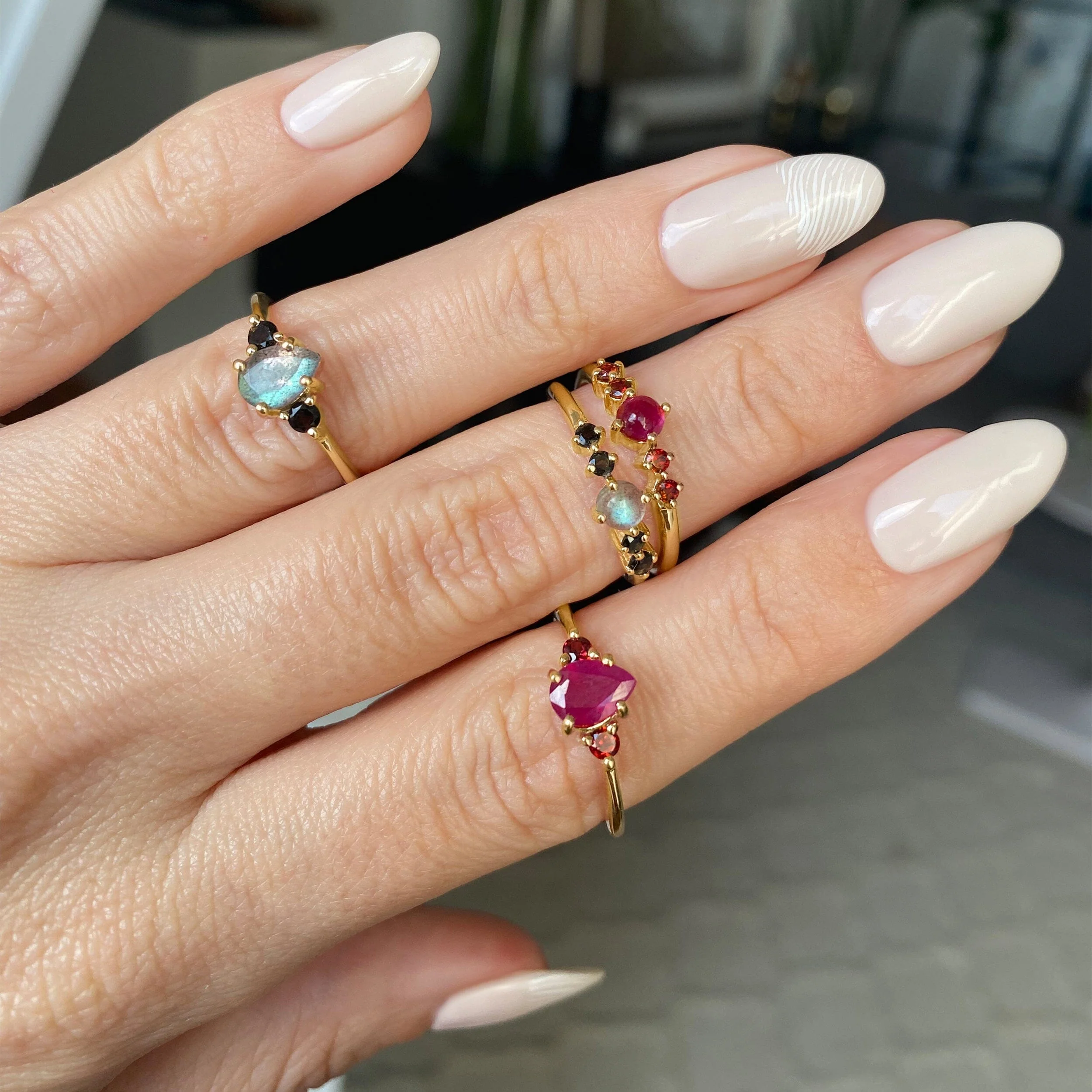 Ruby Garnet Ring - Lania - Image 17