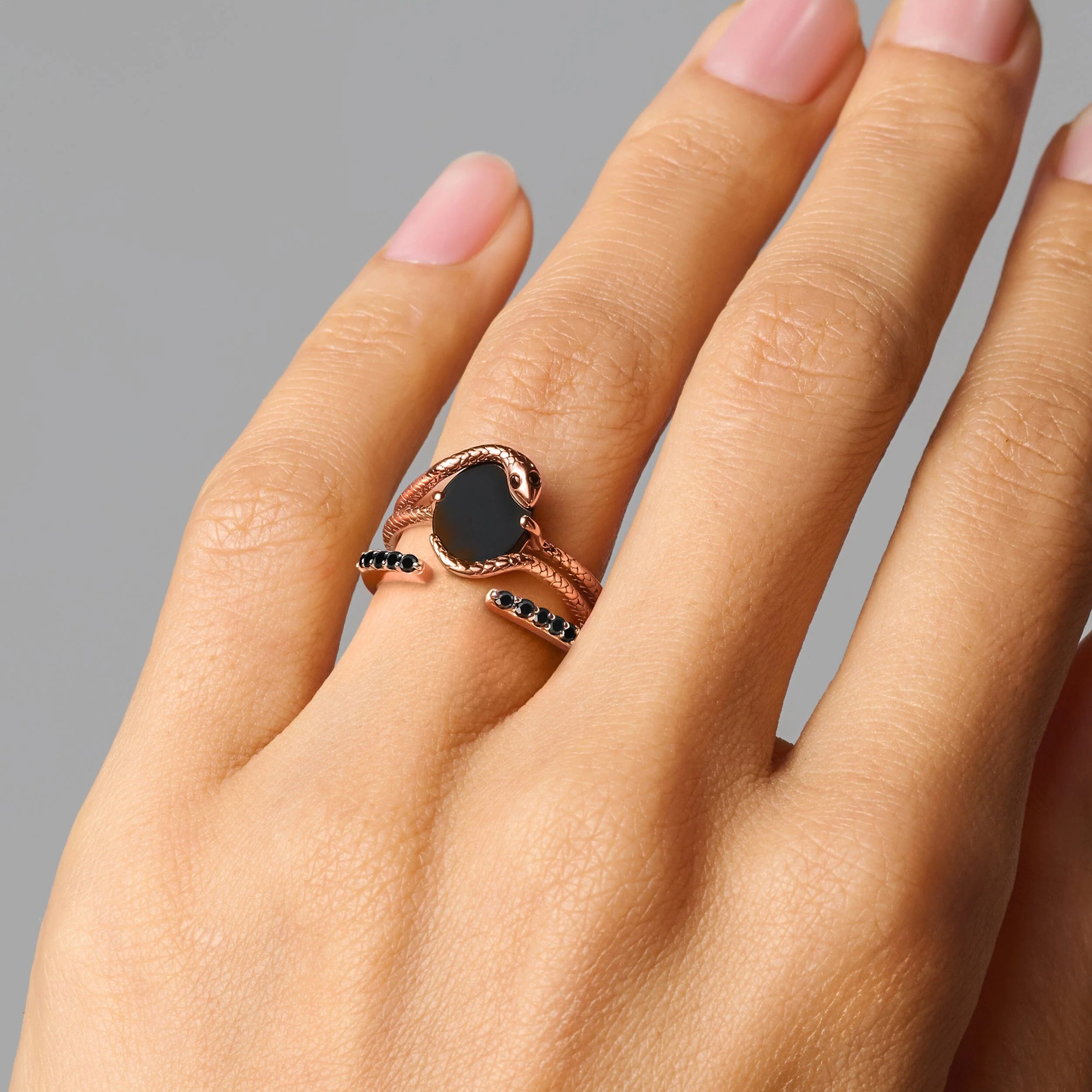 Serpent of Release Ring & Twinkling Band - Image 5