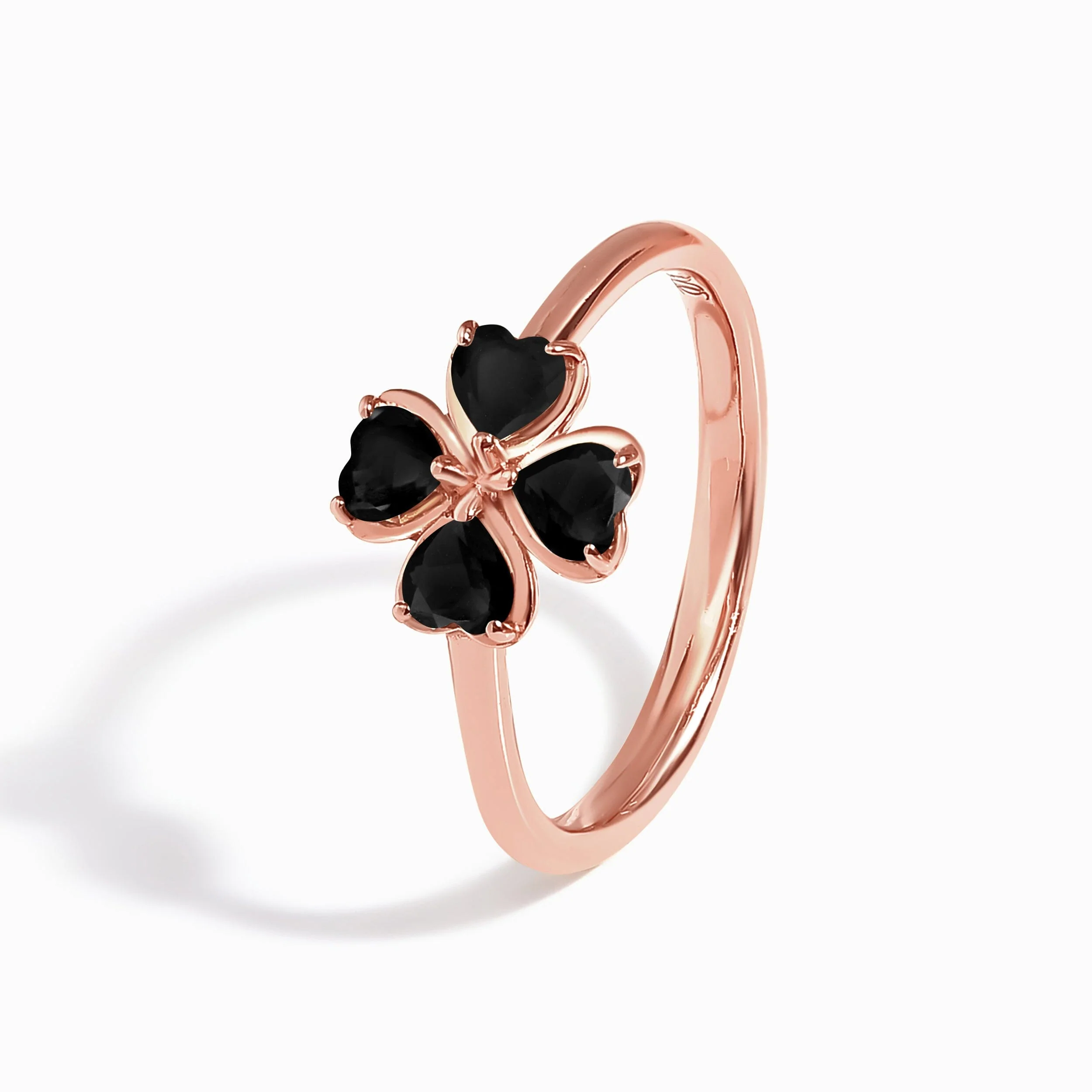 Shamrock Ring - Black Obsidian - Image 15