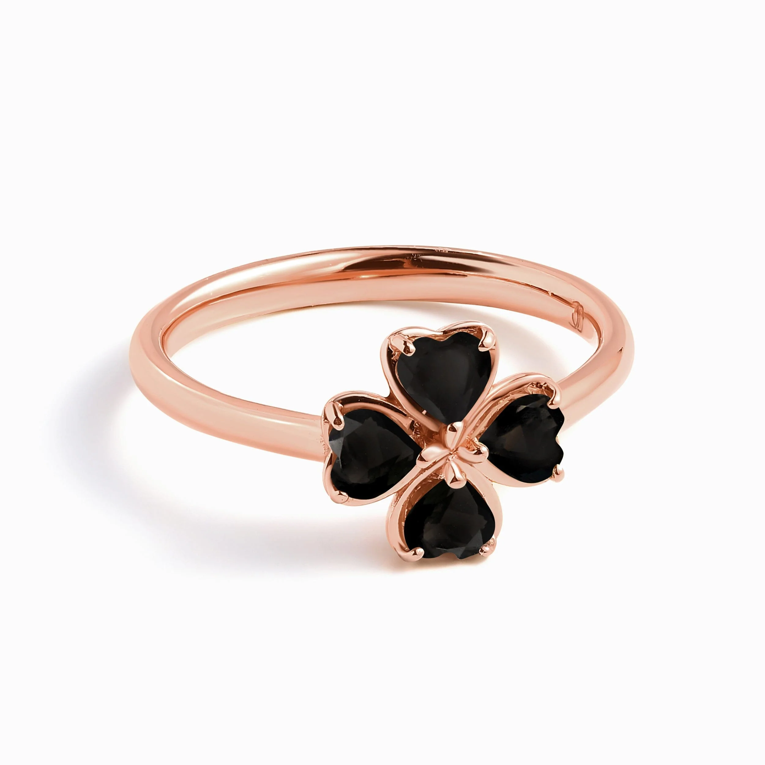 Shamrock Ring - Black Obsidian - Image 3