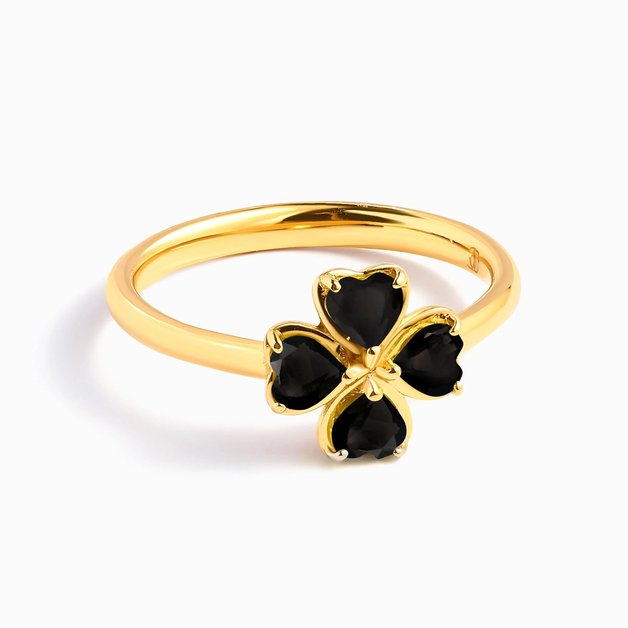 Shamrock Ring - Black Obsidian - Image 5