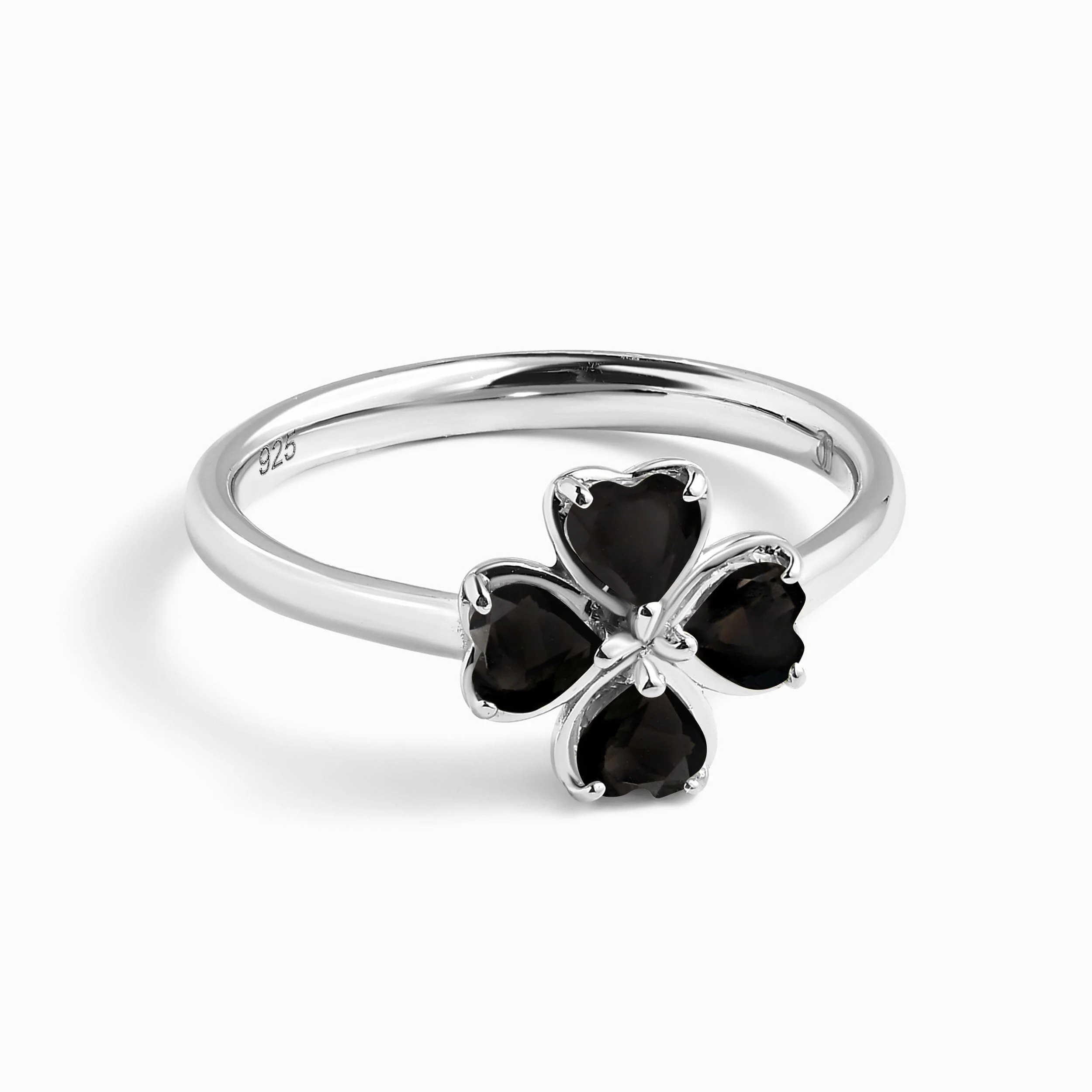 Shamrock Ring - Black Obsidian - Image 7
