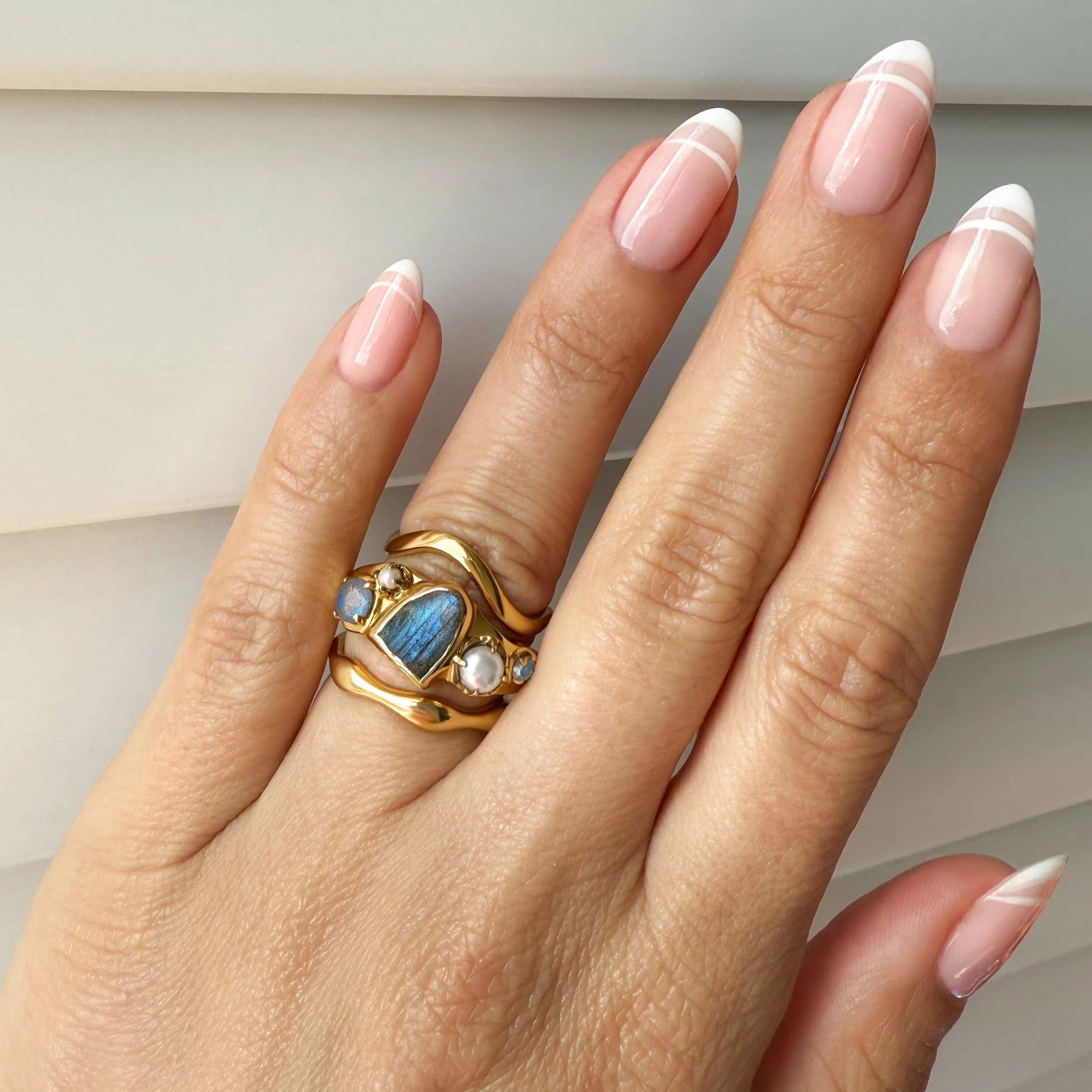 Labradorite Heirloom & Magma & Waves Rings - Image 15